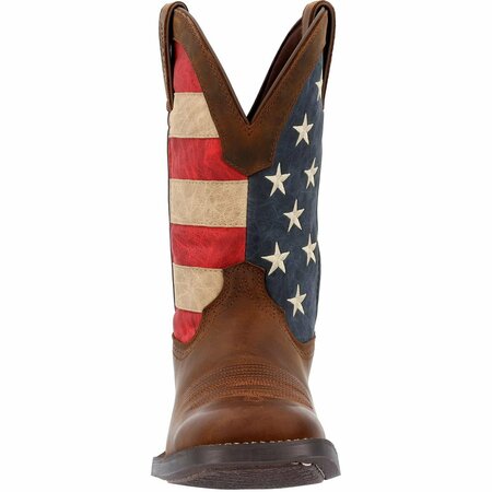 Durango Saddlebrook Brown Union Flag Western Boot, BROWN/UNION FLAG, W, Size 8 DDB0446